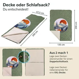 Campingdecke Liva 200 x 135
