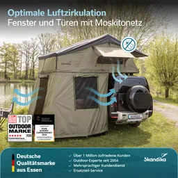 Dachzelt Freeland 240 x 140 Plus