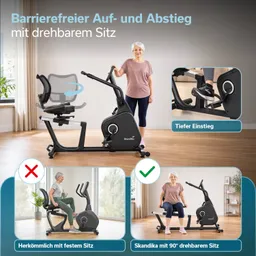 Liege-Ergometer Cykling P12 Comfort
