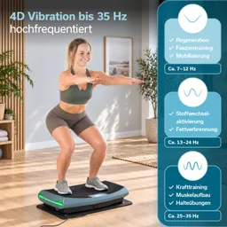 4D Vibrationsplatte V2000 Plus