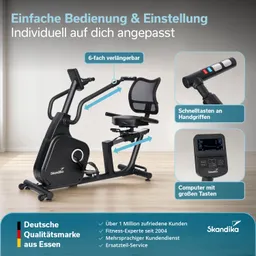 Liege-Ergometer Cykling P12 Comfort