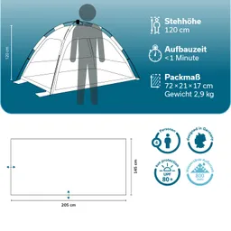 Abri de plage Skugga Quick-Start