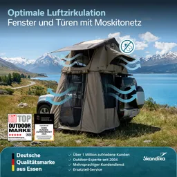 Dachzelt Freeland 240 x 140 Compact Plus