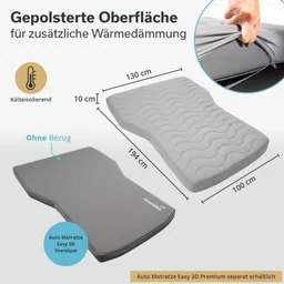 Auto Matratze Easy 3D Premium Bezug