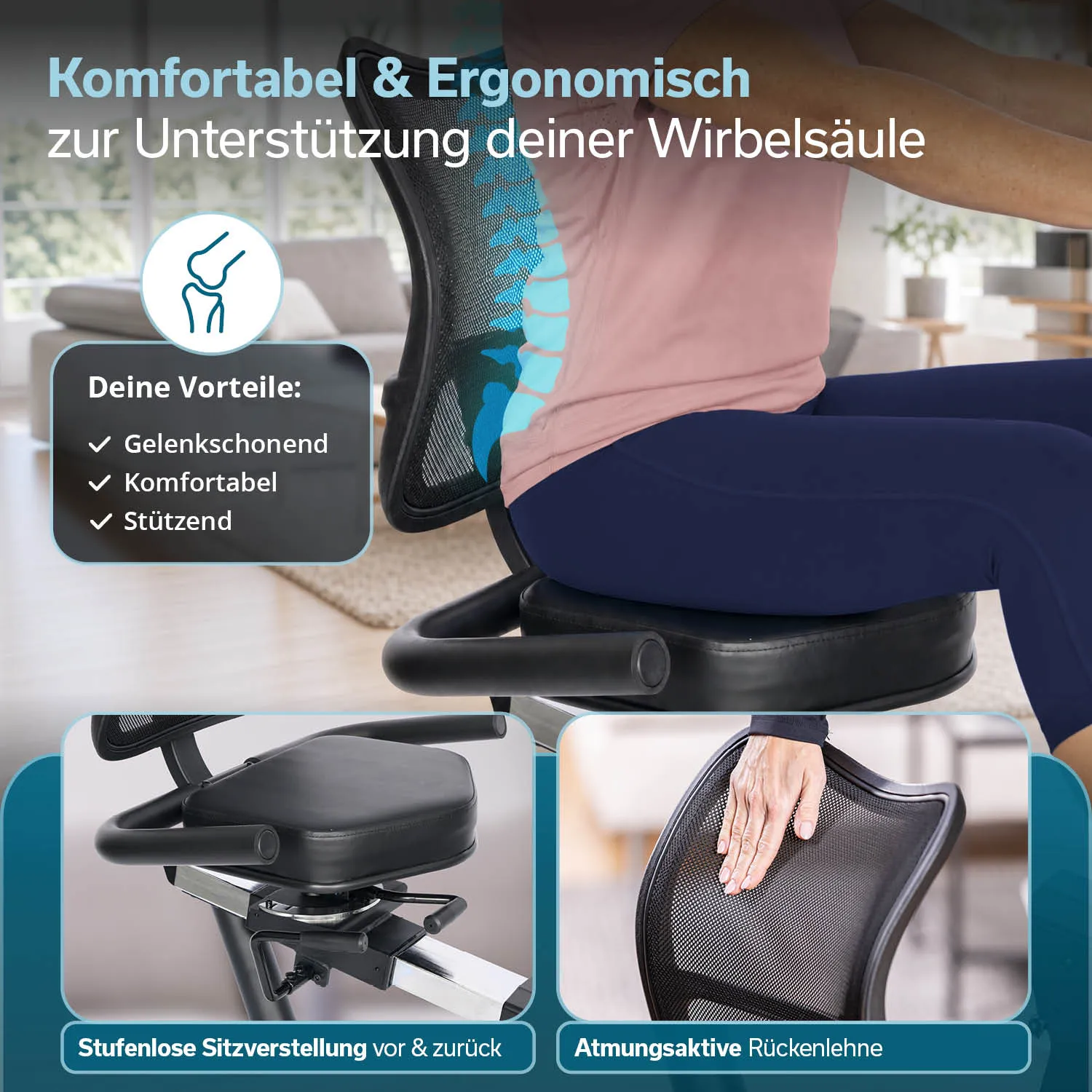 Liege-Ergometer Cykling P12 Comfort