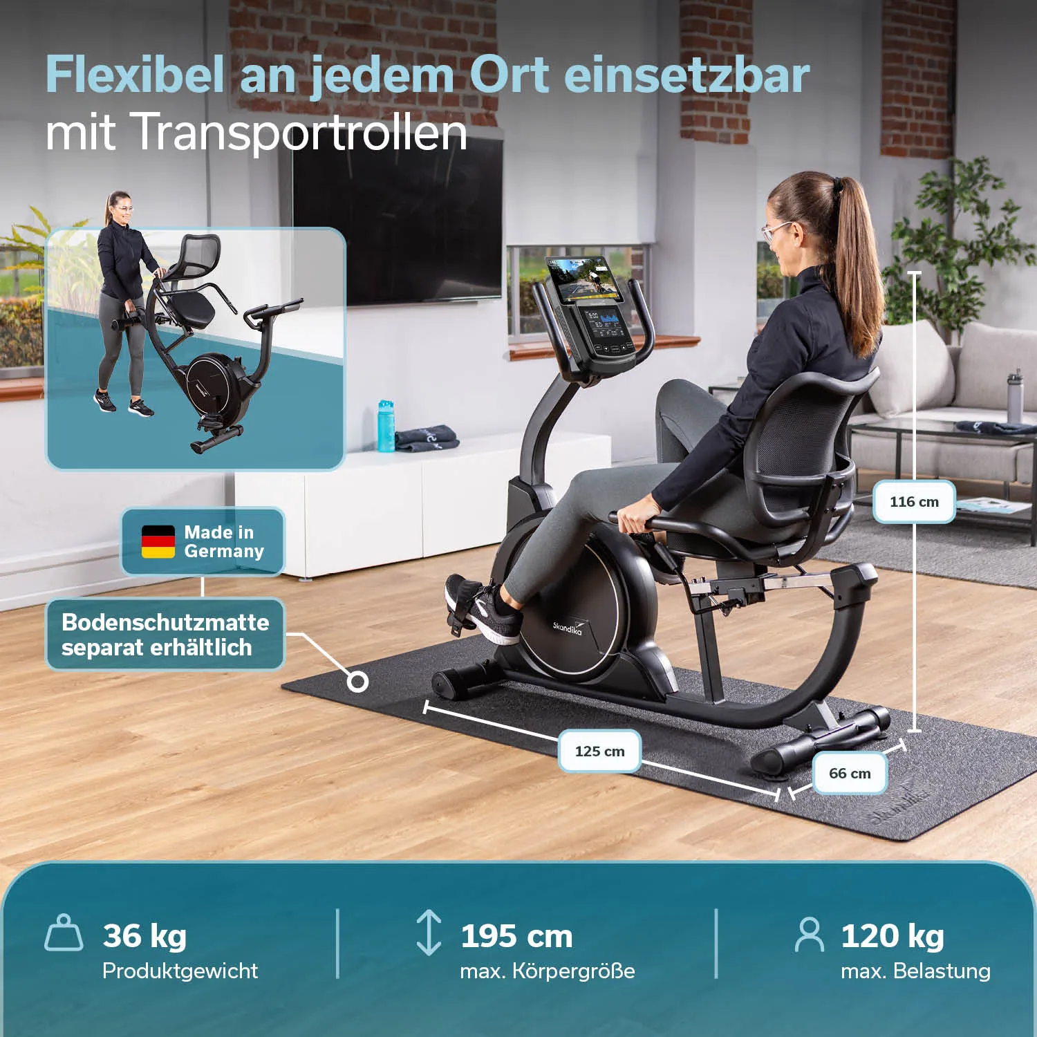 Liegeergometer Cykling P8 Comfort