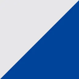 white/blue