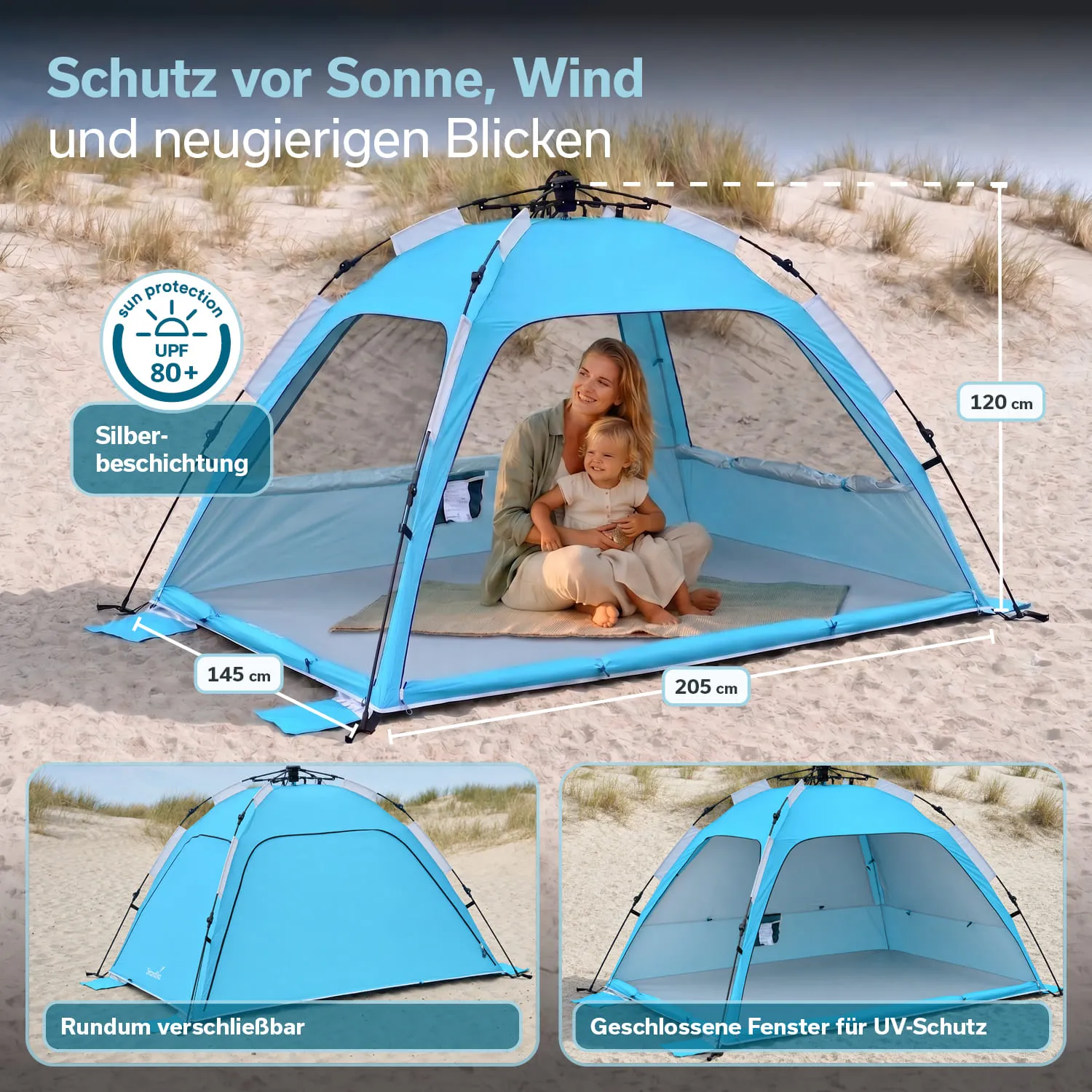 Abri de plage Skugga Quick-Start