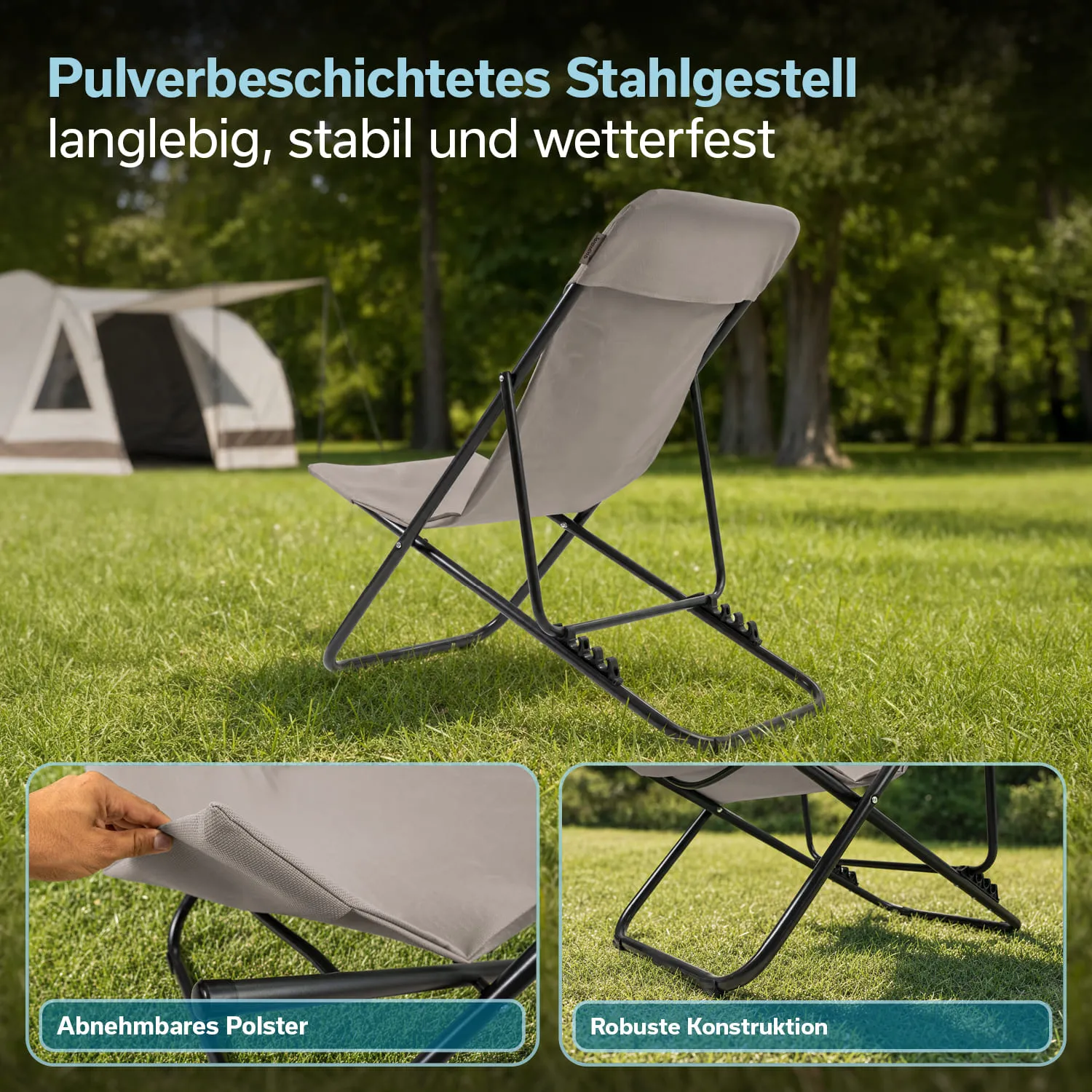 Campingstuhl Solmo 2er-Set