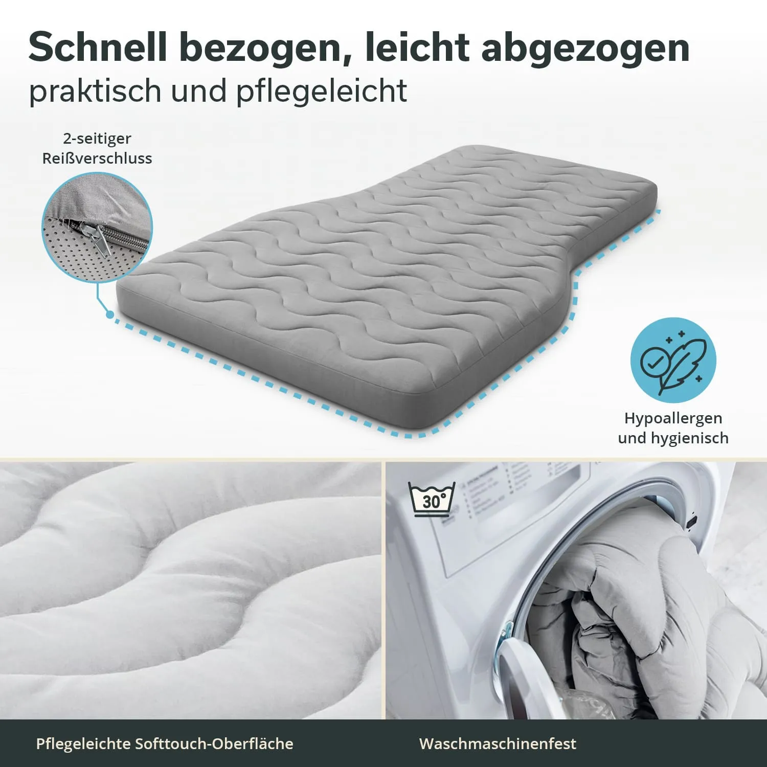 Auto Matratze Easy 3D Premium Bezug