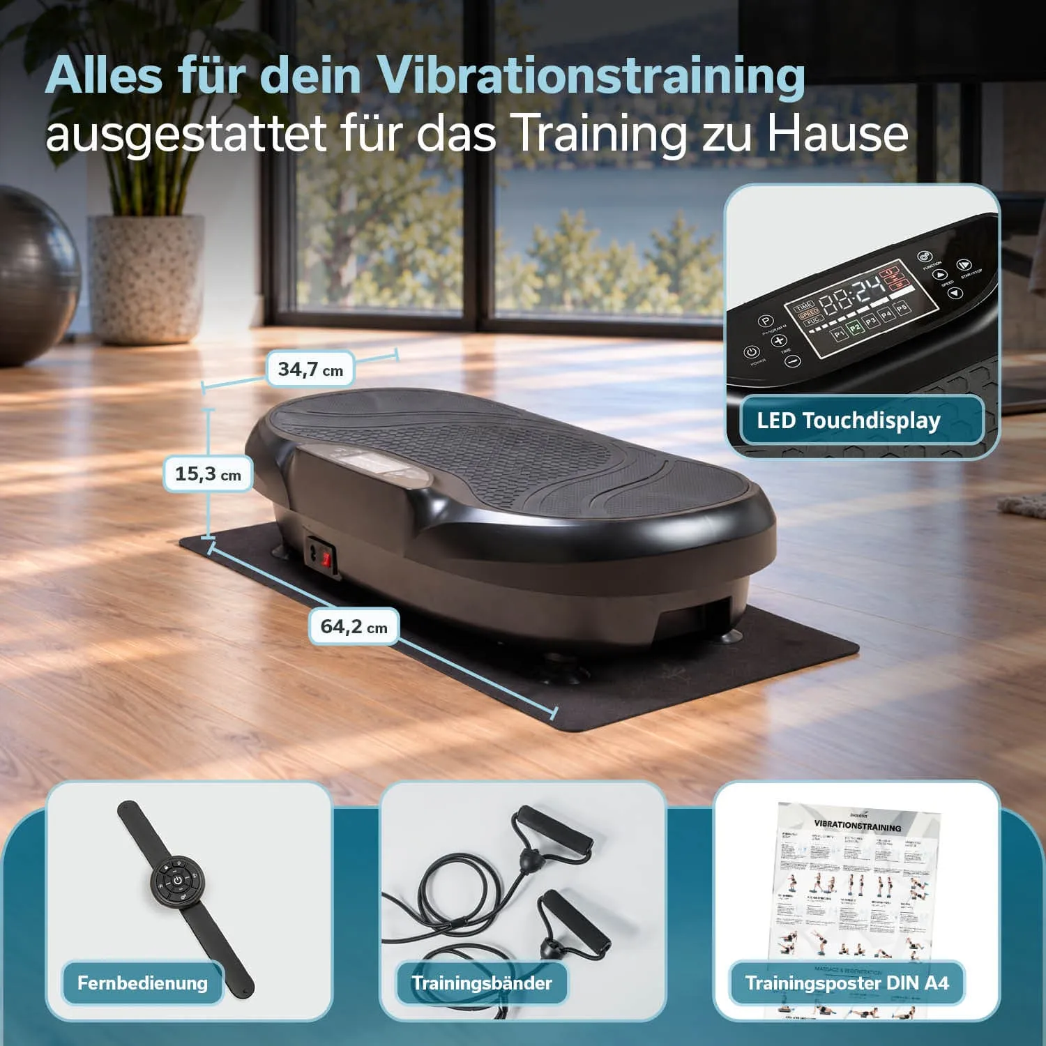 4D Vibrationsplatte V2800 Plus