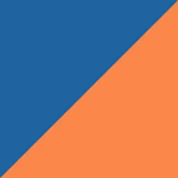 blau/orange