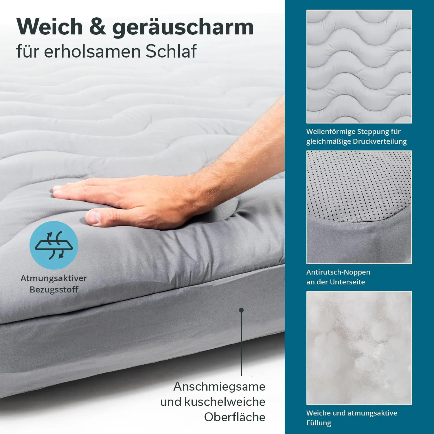 Auto Matratze Easy 3D Premium Bezug