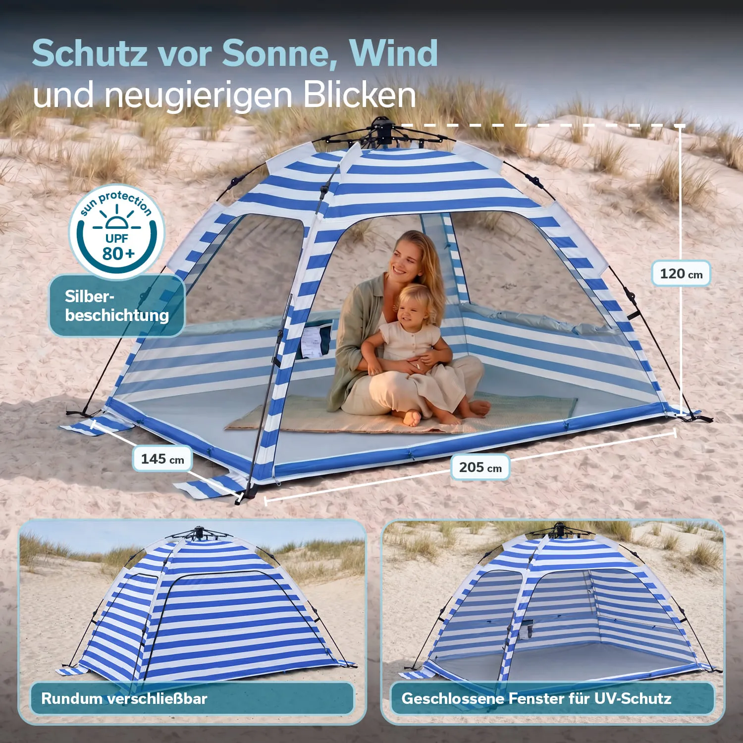 Abri de plage Skugga Quick-Start