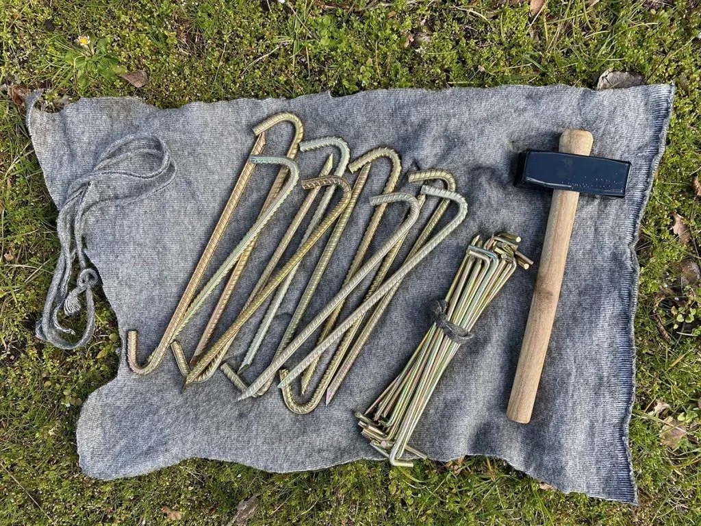 Baumwoll-Tipi Skandika Freya Canvas Befestigungsmaterial