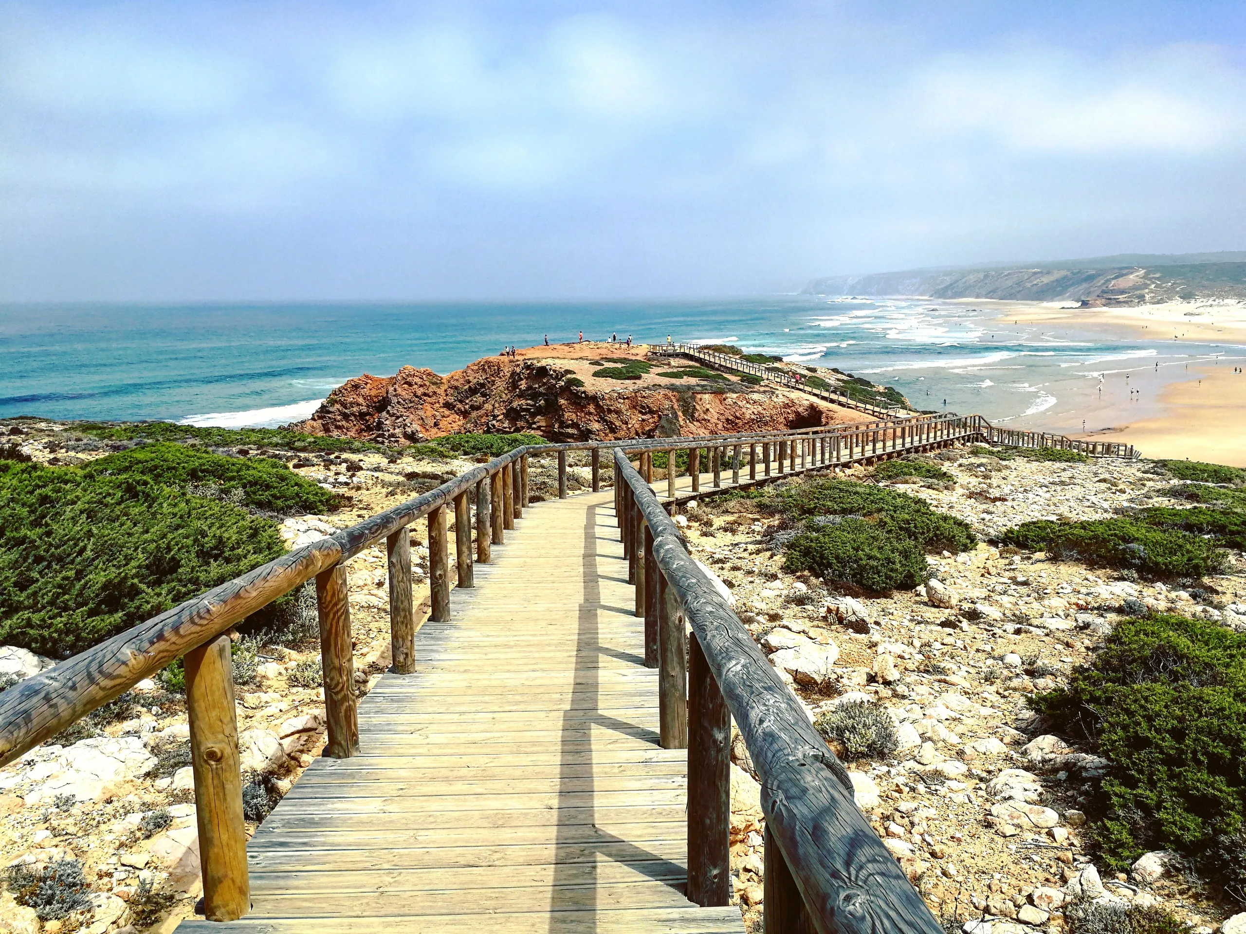 Steg zum Strand an der Algarve