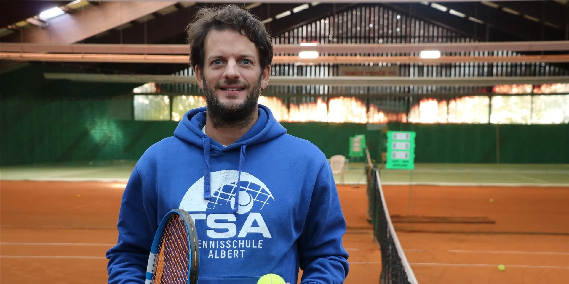 André Albert — Chef-Trainer der Tennisschule Albert