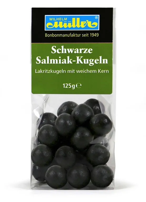 Schwarze Salmiak-Kugeln