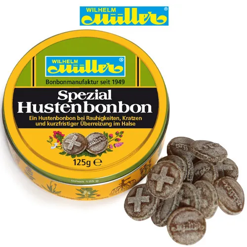 Spezial Hustenbonbons im 100g Dose