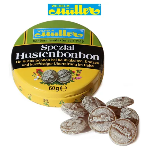 Spezial Hustenbonbons im 60g Dose