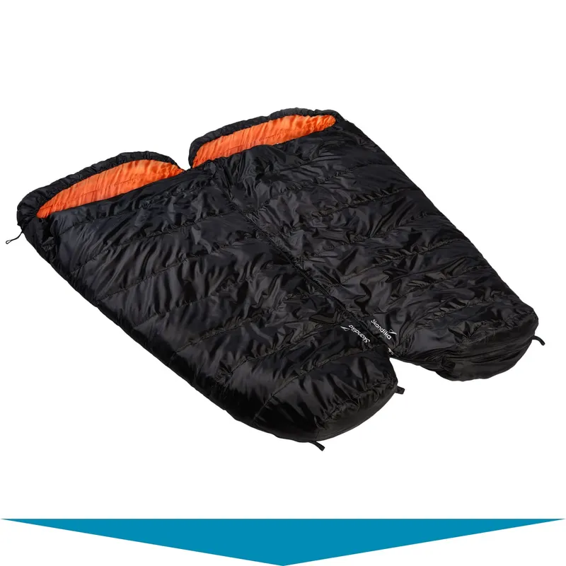Verbinde zwei zu einem Doppelschlafsack
