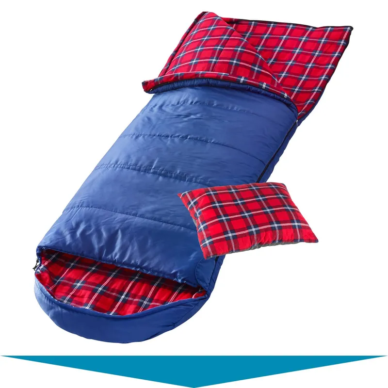 Schlafsack und Kissen im Set