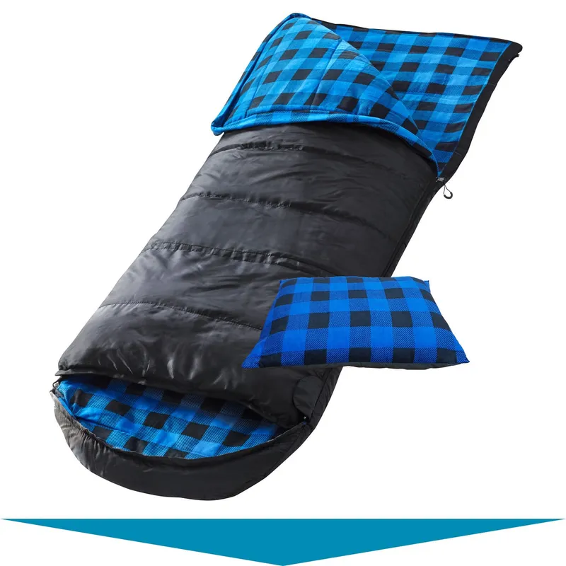 Schlafsack und Kissen im Set