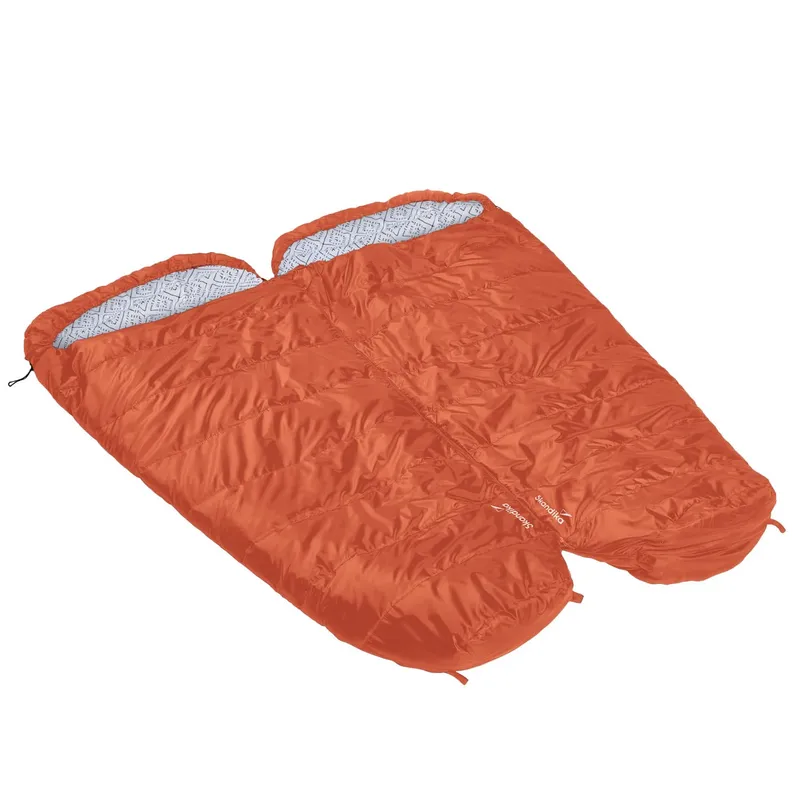 Verbinde zwei zu einem Doppelschlafsack