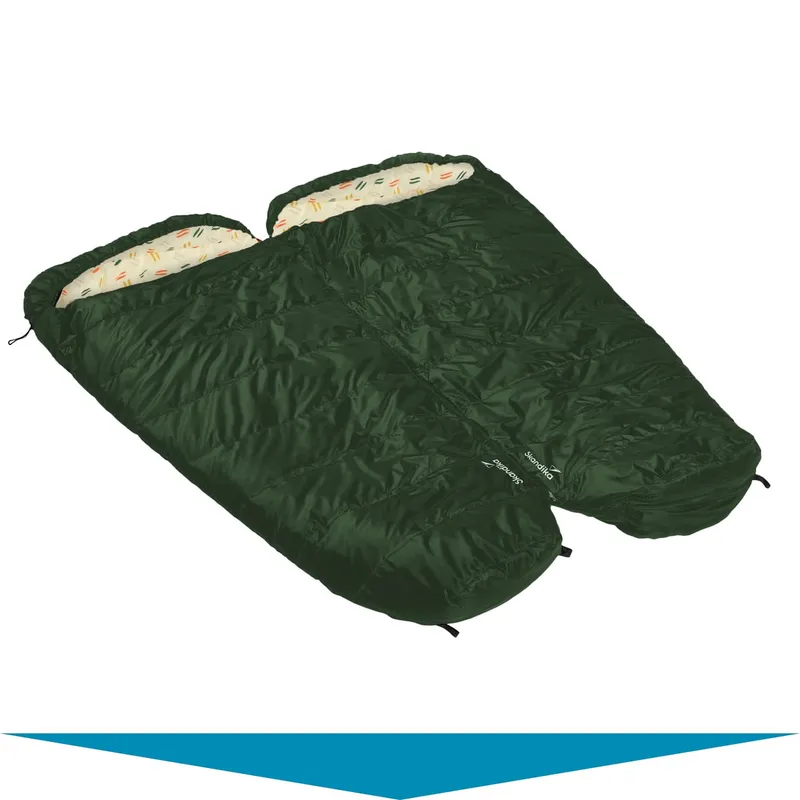 Verbinde zwei zu einem Doppelschlafsack