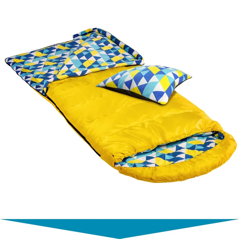 Schlafsack und Kissen im Set