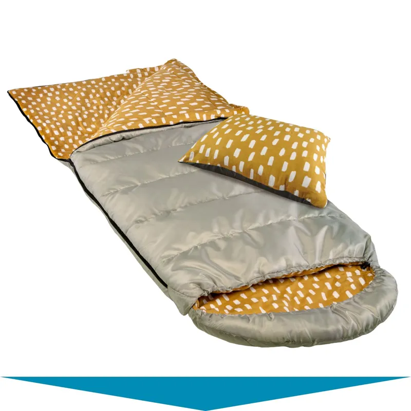 Schlafsack und Kissen im Set