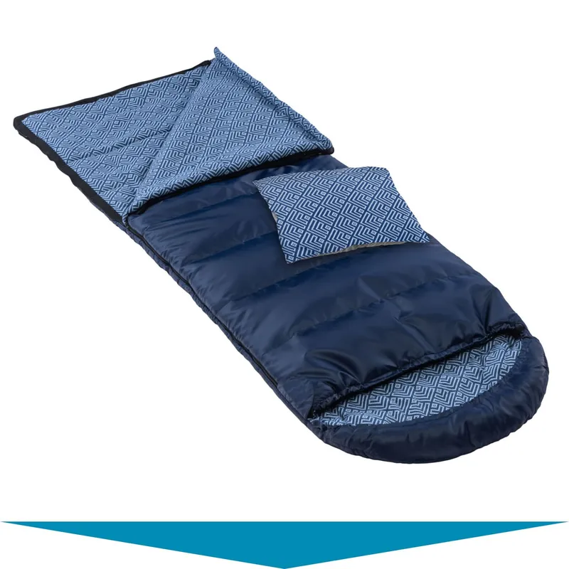 Schlafsack und Kissen im Set