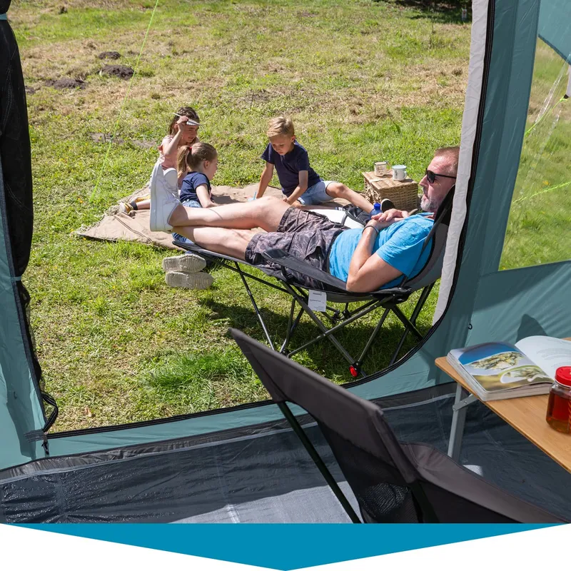 Fest eingenähter Zeltboden