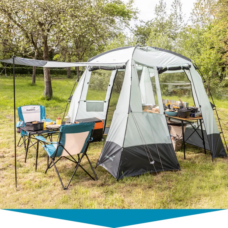 Perfekt als wetterfestes Küchenzelt