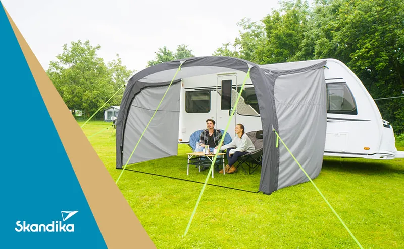 Vordach Vika Caravan Air 400 mit Seitenwänden