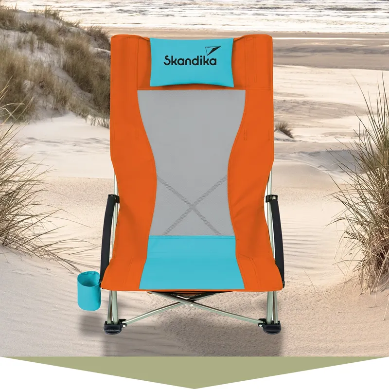 Backrest with mesh insert