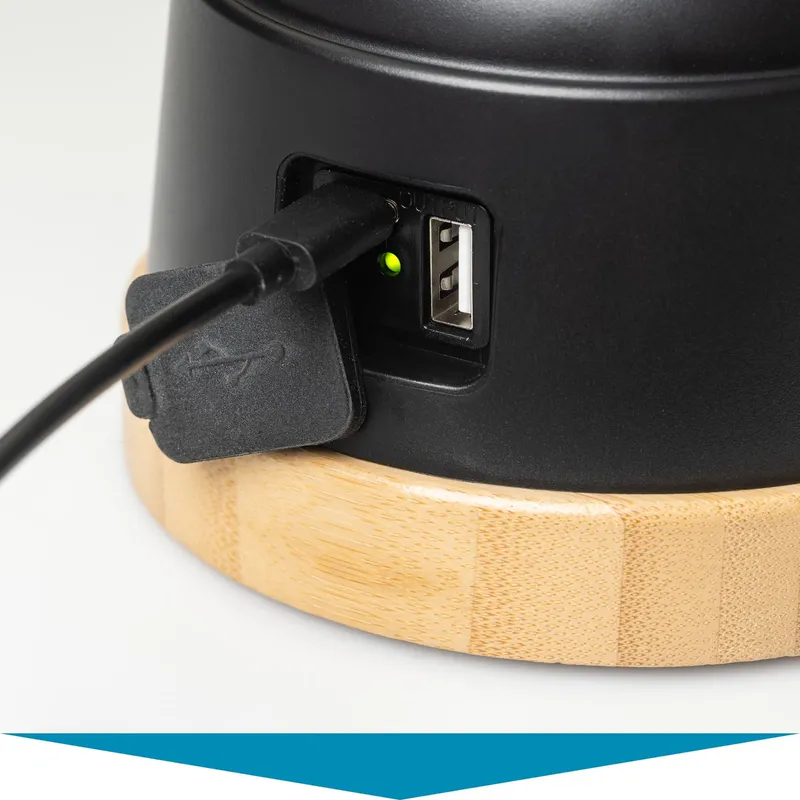 Wiederaufladbar über USB
