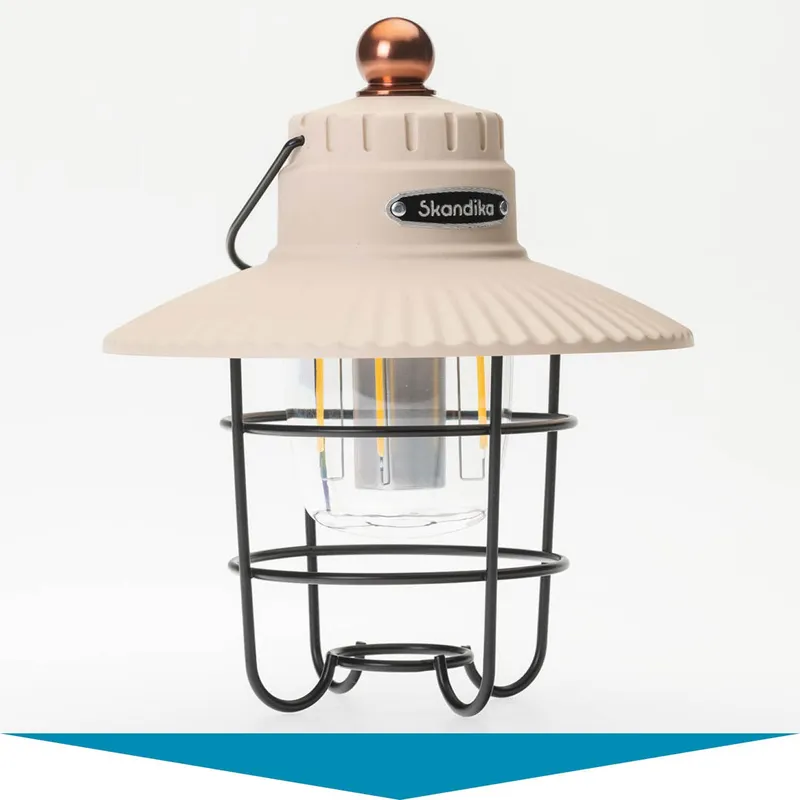 Praktische Lampe im Retro-Look