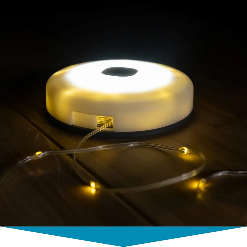 Clevere 5-in-1 Lampe mit Lichterkette