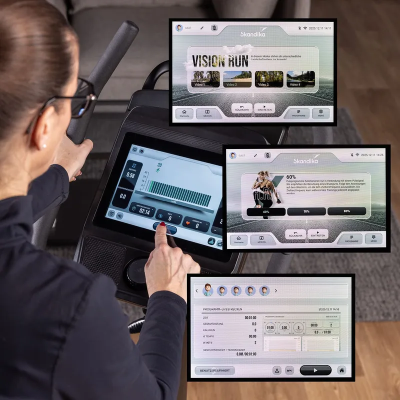 Vielfältige Trainingsprogramme für individuelle Ziele