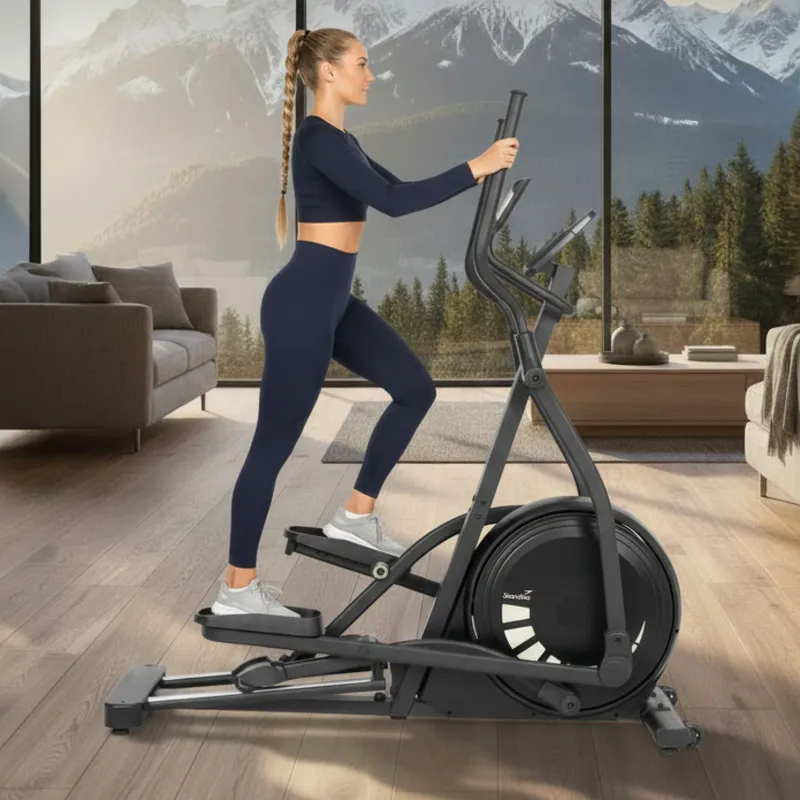 Crosstrainer mit echter Steigung