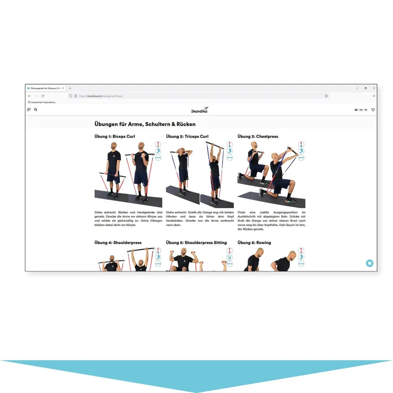 Webseite mit Übungsbeispielen