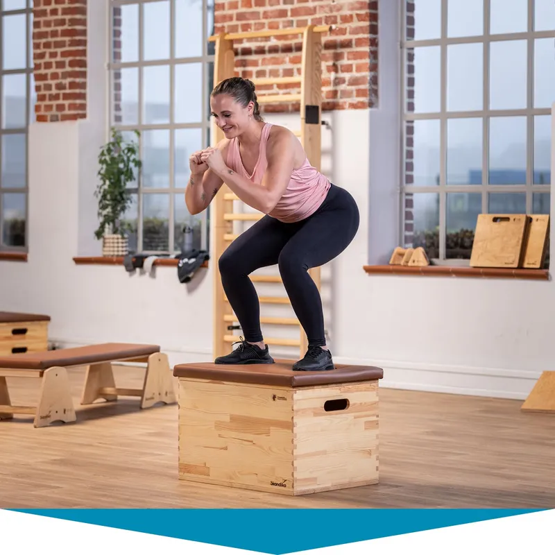 Stabiler Sprungkasten für intensives Training