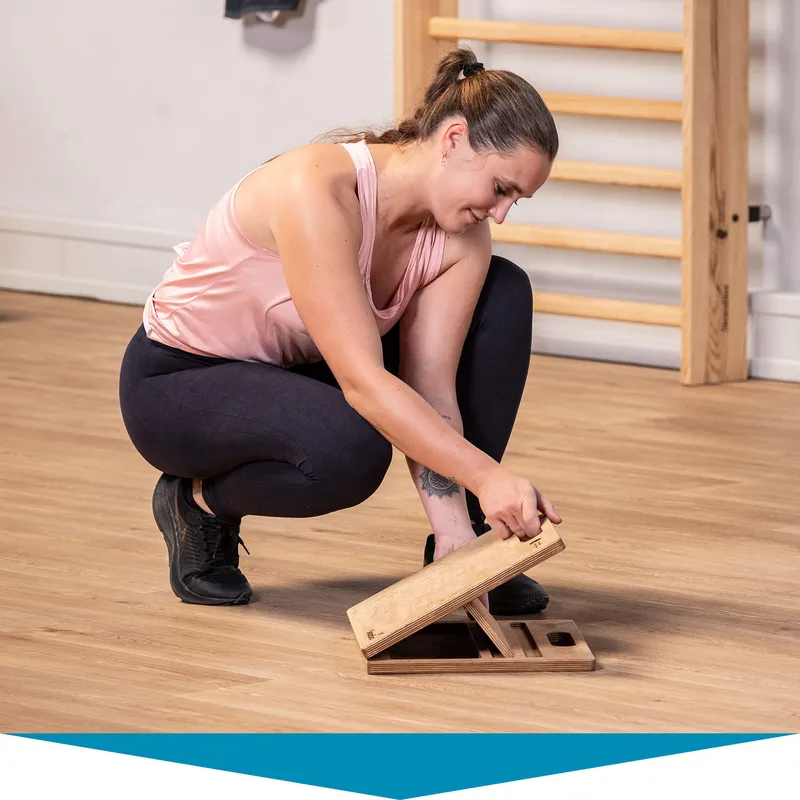 Klappfunktion mit 3 Stufen für flexibles Training