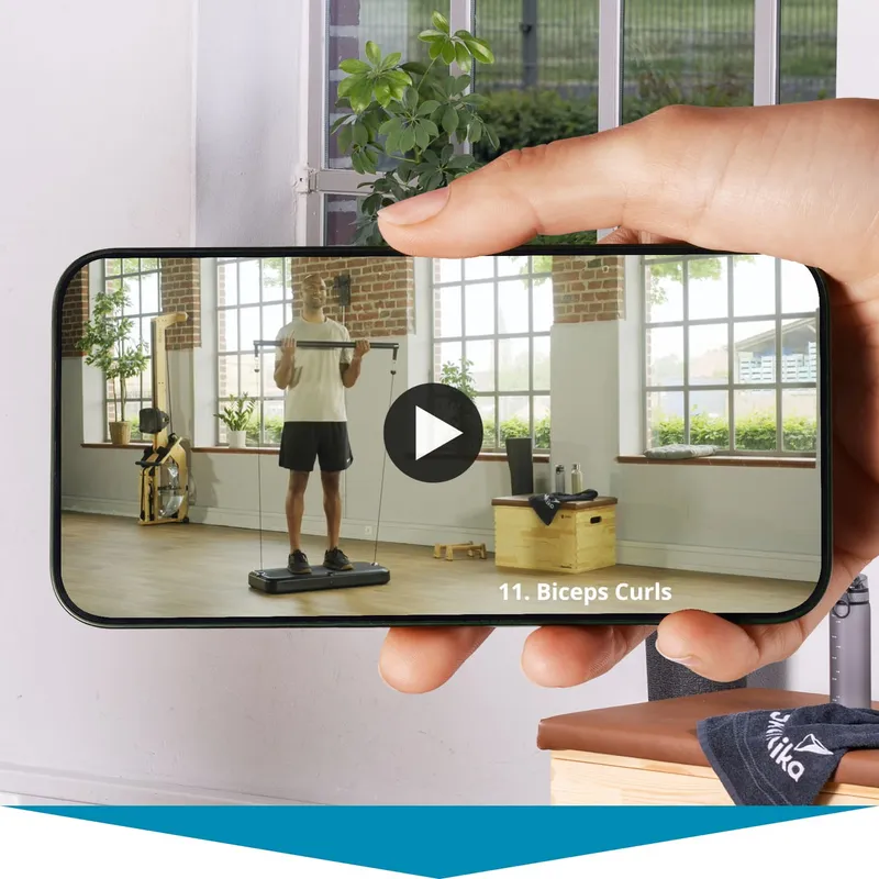 Trainingsvideo mit über 20 Übungen