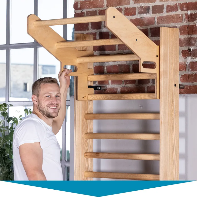 Zusätzliche Stange für noch mehr Abwechslung beim Training