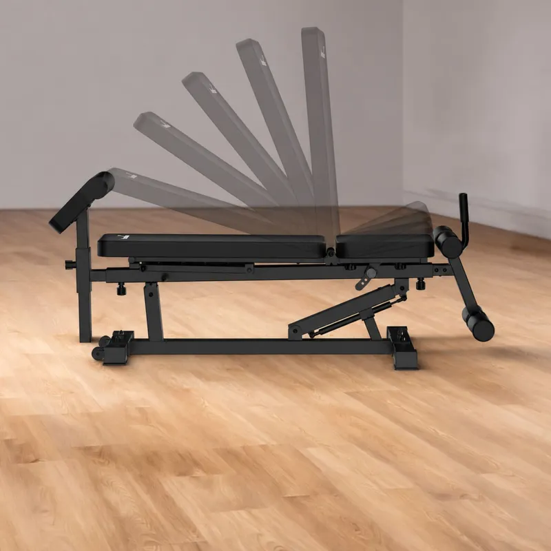 Rückenlehne und Sitz flexibel einstellbar